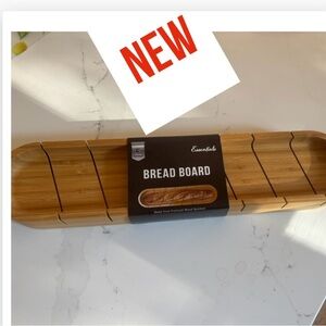 NEW Natural Bamboo Bread Board